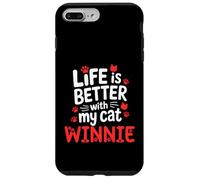 Cat Name Winnie Life Is Better With My Cat Winnie Case for iPhone 7 Plus/8 Plus