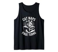 Cat Naps and Page Turns Book Lover Tank Top