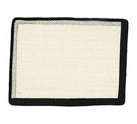 Cat Natural Sisal Scratching Pad, Cat Claws Grinding Mat, Furniture Protection Rug with Hook and Loop Fasteners, Durable Sisal Scratch Mat for Sofa and Chair Legs (Small: Approx. 17.6x16.2x6.5cm /