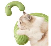 Cat Neck Pillow, Portable Cartoon Cushion, 10.63x6.69in Soft Head Support, Smooth Travel Pillows, Calming Snuggle Comfort for Cats, Sleeping, Resting, Lounging, Traveling