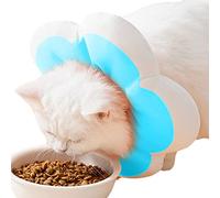 Cat Neck Protector - Shame Cone Made of Soft Lightweight Cotton, Dog Neck Cone with Adjustable Strap Comfortable to Avoid Bites for Cats Dogs Pets Use