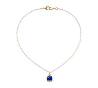 Cat Necklace Collar Adjustable Fashion Blue Crystal Pendant
