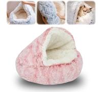 Cat Nest Bed for Indoor Cats, Portable Fluffy Pet Bed, Durable Covered Cat Bed for Comfort, Soft Puppy Dog Beds for Pet Owners, Ideal for Cozy Relaxation