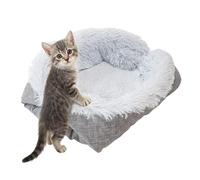 Cat Nest Bed - Warm Soft Washable Pet Sleeping Accessory, Comfortable Winter Cat Bed, Plush Cats Nest | Indoor Outdoor, Ideal For Car Camping Desk Bedside Window Chair Couch Room Shelter