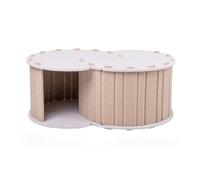 Cat Nest Extra Large Versatile Cat Tunnel Large Cat Tunnel Bed Felt Cat Nest with Detachable Hideaway Nap Rest Bed Cat Cave House Pet Playing Tunnel Indoor Cat Paradise for Fun Adventures Camel