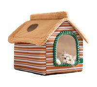 Cat Nest Plush Warm Winter Nest with Top Window, Soft Plush Cat Cave Bed, for Kittens, Puppies, Small Pets, Indoor Sleeping, Home Decoration, Bedroom, Balcony, Dorm