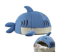 Cat Nest, Shark Shaped Warm Cat Nest, Comfortable Cat Nest, Small Cat Cozy Bed, Hark Bed for Cats, Cat and Dog Nest Bed, Comfortable Shark-Shaped Cat Bed with Zipper, Suitable for Small Cats and Dogs