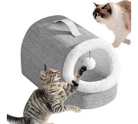 Cat Nest | Sleeping Tent Bed For Cats And Small Dogs | Thickened Warm Mat Pet House Nest, Soft Calming Bed For Indoor Outdoor Travel, Portable Pet Sleeping Cushion For Winter Comfort, Kitten Pupp