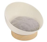 Cat Nest with Cushion - Plastic Open Cat House - Soft and Comfortable - Cat Nest House for Spring Summer Four Seasons