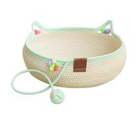 Cat Nesting Bed Washable All Season Kitten Basket Pet Supplies