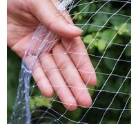 Cat net for balcony and window, cat protection net with high-strength nylon, 4 x 3 m, transparent, balcony net for cats, cat net without drilling, cat net for balcony