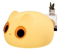 Cat Nightlight, Cute Silicone Lamp Rechargeable Animal Night Light 800mAh, Room Decor Tap Control Table Lamp Nightlight for Kids Boys Girls Bedroom Nursery Room