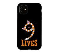 Cat Nine Lives Scarf Cat Ears Case for iPhone 11