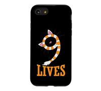 Cat Nine Lives Scarf Cat Ears Case for iPhone SE (2020) / 7/8