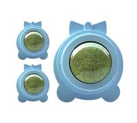 Cat Nip Ball - Silver Vine Cat Nip Wall Ball Mounted | 3 x Cat Teeth Cleaning or Catnip Silver Vine Ball Toy, Rick Safe Silver Vine Ball Healthy Cat Nip Entertainment Wheeled Toy