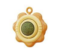 Cat Nip Balls - ABS, 3.15x2.95x1.57in Rotating Licking Ball Teeth Cleaning | Adhesive Interactive Stimulation Toy, Cat Energy Roller For Home, Living Room, Travel, Training, Post-meal Activity