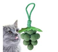 Cat Nip Toys | Grape Shape Cat Chew Toy with Catnip,Pet Simulation Interactive Chewing Teeth Cleaning for Excite Calm Exercise Playing Reduce Boredom
