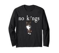 Cat No Kings Protest Resist Long Sleeve T-Shirt