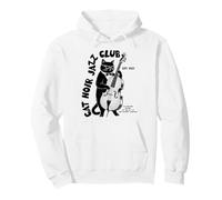 Cat Noir Jazz Club Double Bass Vintage Pullover Hoodie