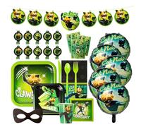 Cat Noir Party in a Box Kit - Celebration, Birthday Party, Toddlers- 100 Plus Pieces - Miraculous Ladybug - Party Supplies - Officially Licensed