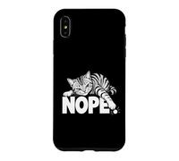 Cat Nope Not Today Bad Attitude Naughty Sly Kitten Case for iPhone XS Max