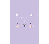 Cat Notebook: Cute Purple Cat Journal - Lined Notebook Journal for Writing - 6 x 9 Inches - 110 Pages (Kawaii Zoo Collection)