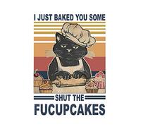 Cat Notebook: I Just Baked You Some Shut The Fucupcakes Notebook (6 x 9) - 100 Pages