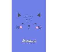 Cat Notebook Journal 100 ruled pages on white paper 6x9 inches: notepad for writing in lined paper with a colorful cover.