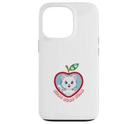 Cat Nyanyyang Paw Heart Apple Pop Art Case for iPhone 13 Pro