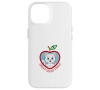 Cat Nyanyyang Paw Heart Apple Pop Art Case for iPhone 14