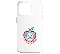 Cat Nyanyyang Paw Heart Apple Pop Art Case for iPhone 16 Pro
