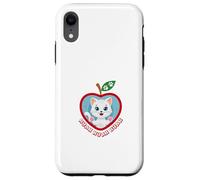Cat Nyanyyang Paw Heart Apple Pop Art Case for iPhone XR