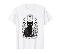 Cat Occult Witchcraft Symbol Mystical Pagan Art T-Shirt