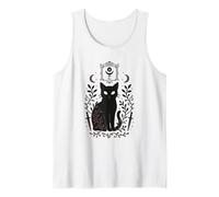 Cat Occult Witchcraft Symbol Mystical Pagan Art Tank Top
