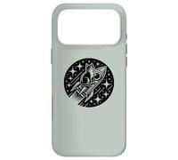 Cat on a Rocket looking at the Stars Case for iPhone 17 Pro Max