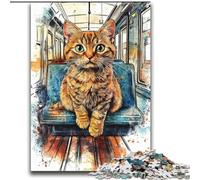 Cat on The Bus Jigsaw Puzzles for Adults 2000 Jigsaws, Challenging To Complete But Fun And Humorous Birthday Present, Gifts, Wall Art (70x100cm)