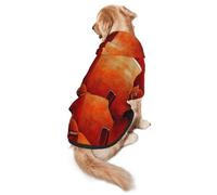 Cat On The Table Dog Hoodie for Medium and Large Dogs â€“ Soft Polyester Pet Clothes, Suitable for All Seasons