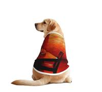 Cat on The Table Pet T-Shirts for Dogs-Dog Clothes for Large and Medium Dogs, Comfortable Dog Shirts, Perfect for Daily Wear