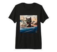 Cat on Tour - I Love Egypt! - Cairo Premium T-Shirt