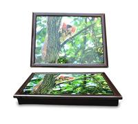 Cat on Tree Cushioned Bean Bag laptray Home Laptop Tray Drinks Food Breakfast Lap Tray - Cat Lover