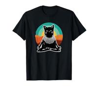 Cat on yoga mat with Ruth Bader Ginsburg Collar RBG feminist T-Shirt
