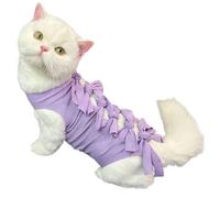 Cat Onesie for After Surgical Female - Breathable Recovery Suit | Soft Pet Body Suit for Post Care, Spay Protection, Wound Lick Prevention, Indoor Use, Home Comfort & Easy Healing
