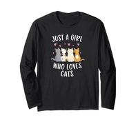 Cat Only One Woman Where Cats Loves Funny Long Sleeve T-Shirt