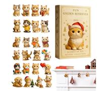 Cat Ornament Christmas Advent 2025,2D Acrylic Christmas Tree Charm Decor | 24 Days Countdown Calendar with Cat Ornaments,for Home Family Adults Kids Vacation Party Favors