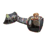 Cat Outdoor Enclosure,Garden Mesh Pet Tunnel | Ventilated Pet Enclosures Mesh Playpen with Tunnel for Indoors and Outdoors