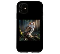 Cat Owl Funny Cursed Internet Trendy Meme Case for iPhone 11