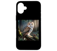 Cat Owl Funny Cursed Internet Trendy Meme Case for iPhone 16 Plus