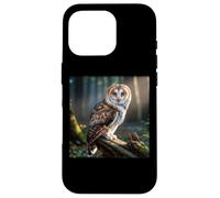Cat Owl Funny Cursed Internet Trendy Meme Case for iPhone 16 Pro