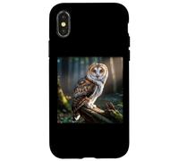 Cat Owl Funny Cursed Internet Trendy Meme Case for iPhone X/XS