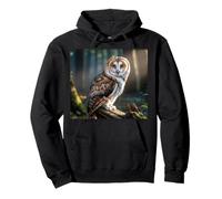 Cat Owl Funny Cursed Internet Trendy Meme Pullover Hoodie
